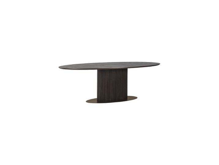 Exklusiver Design Esstisch „Luxor“ Braun 300 x 120 cm Richmond Interiors