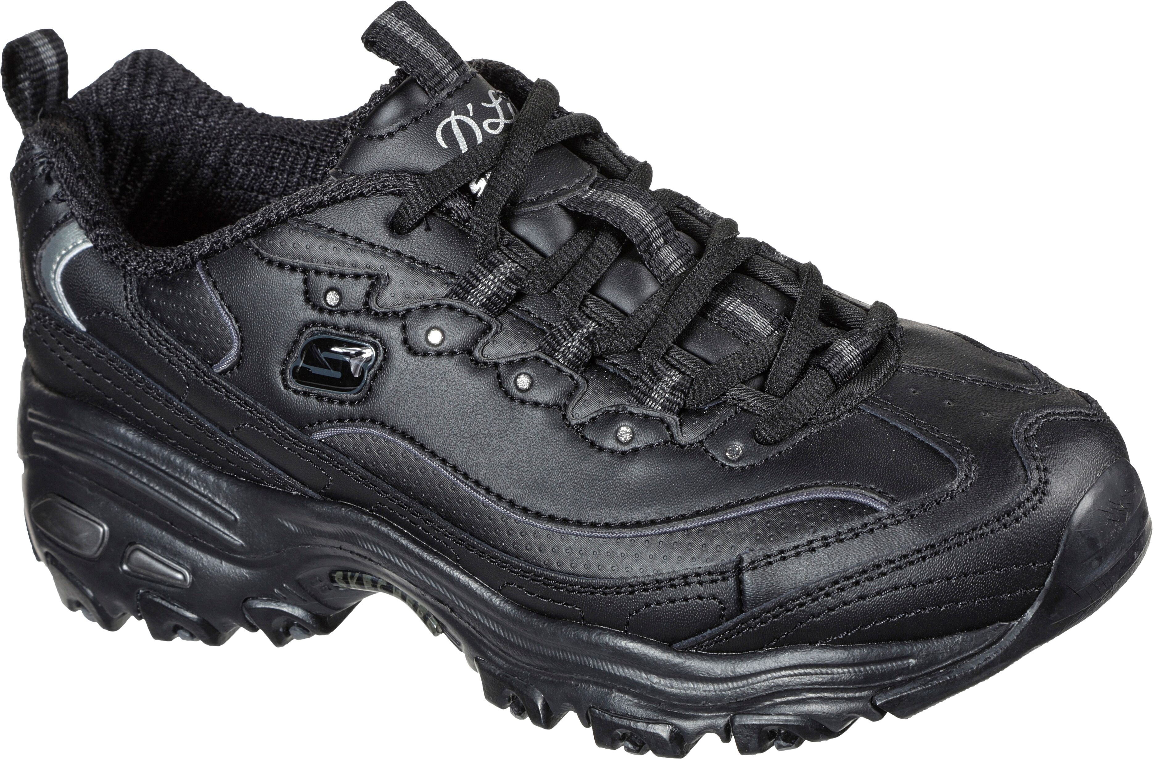Skechers "D´Lites-Fresh Start" Freizeitschuh, Halbschuh, Schnürschuh mit Bio-Dri-Ausstattung schwarz 35, Textil