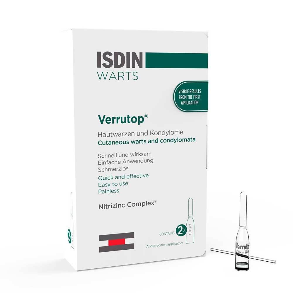 Isdin Verrutop Warzen Ampullen 2x0,1 ml