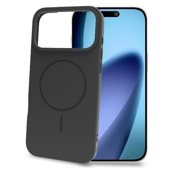 Celly Cover MagSafe, TPU Schwarz, für Apple (Apple iPhone 17 Pro Max) (MAGSLIM1152BK)