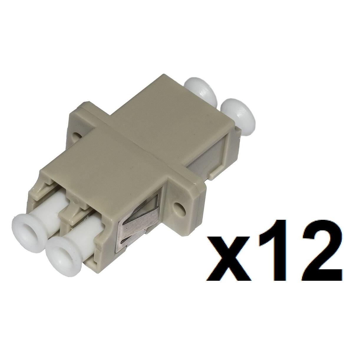 Link Confezione 12 Adattatori Fibra Ottica Lc-Lc (Netzwerk Zubehör) (LKLCD212)