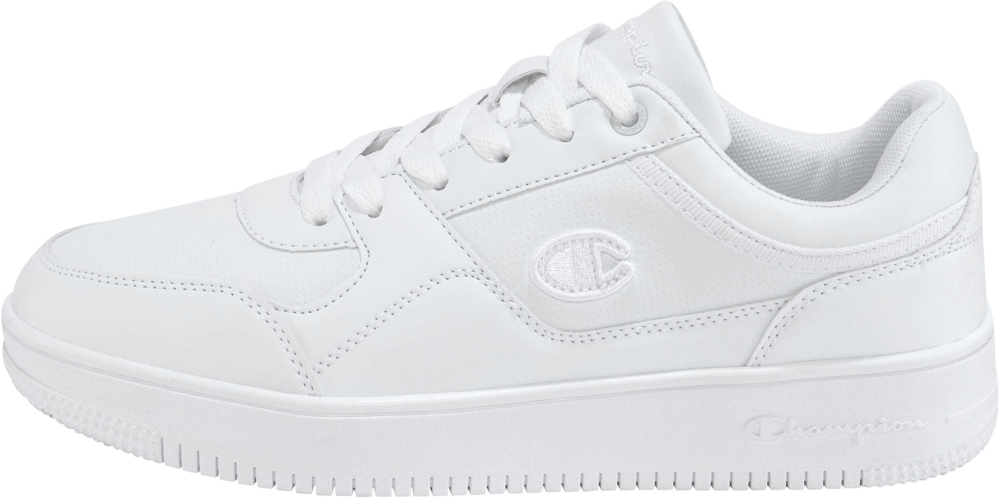 Sneaker CHAMPION "RD18 VINTAGE LOW", Herren, Gr. 41, weiss (weiß), Synthetik, Schuhe Sneaker weiß 41