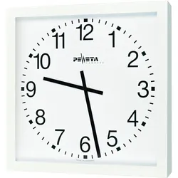 Peweta, Wanduhr, Grossraum-Wanduhr 50x50 cm, Netzbetrieb