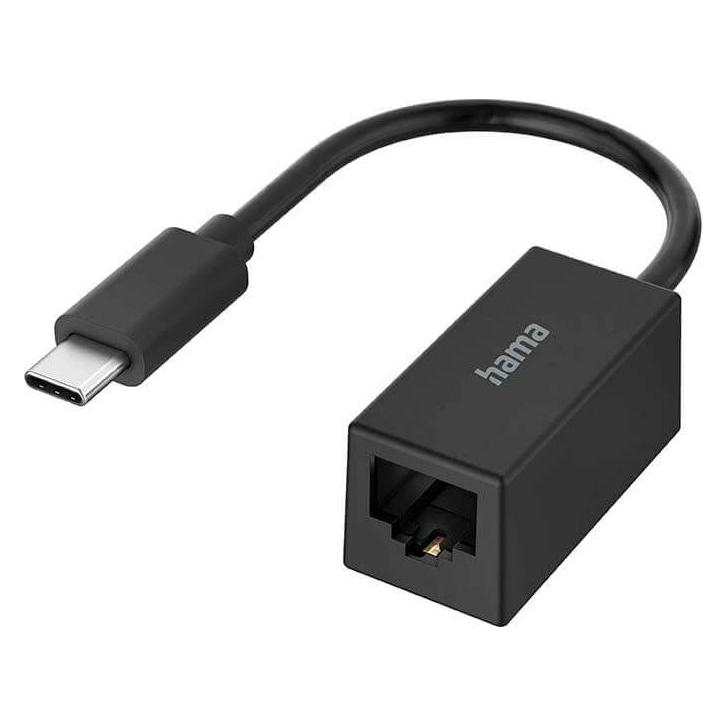 Hama RJ45| USB Typ C - RJ45 (USB-C, RJ45 (1x)) (00200322)