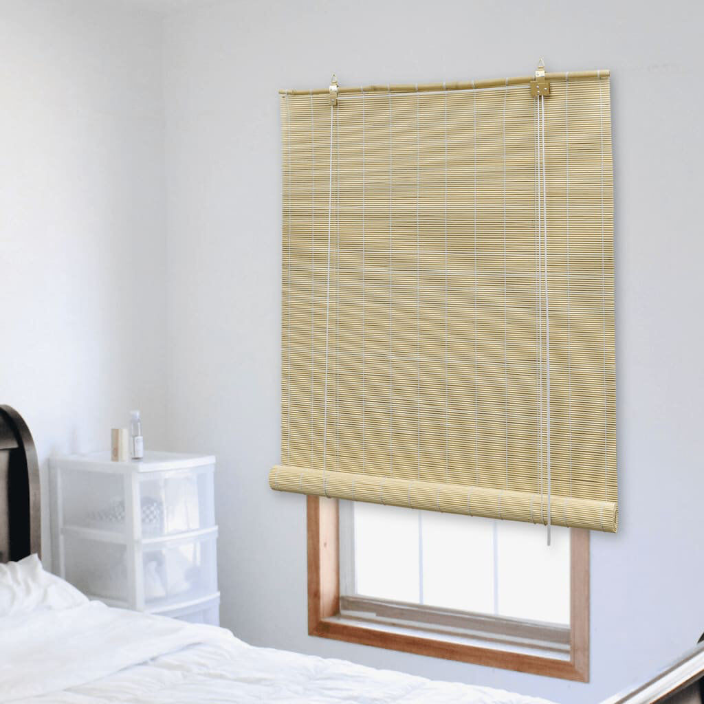 Bay Isle Home Blackout Bamboo Roll-Up Shade Natural 80cm W x 220cm L