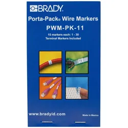 Brady, Kabelverbindung Zubehör, Porta-Pack Wire Marker Books