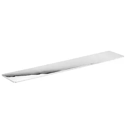 Brillantbad BORGANIC Handtuchablage Edelstahl poliert 600x55x130 mm für Bad & Küche >> zum Bohren