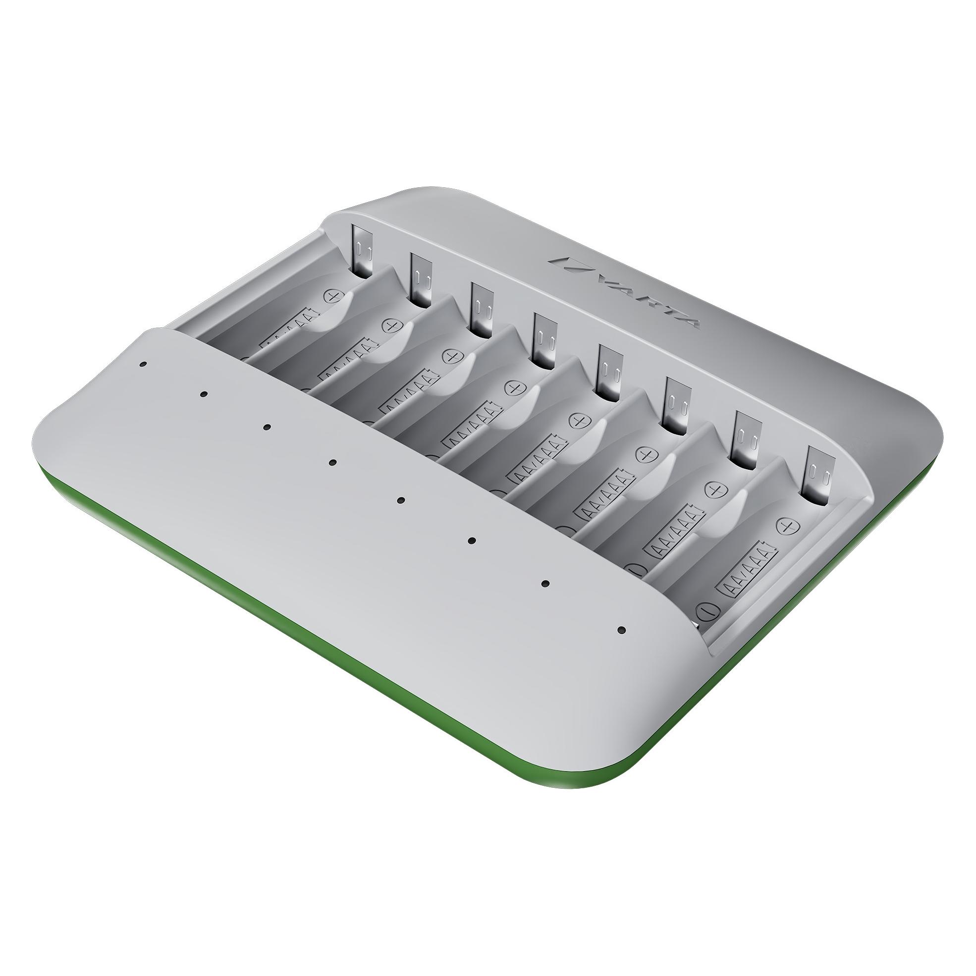 Varta Eco Charger Multi Recycled (1 Stk., Ladegerät ohne Akku) (57682 101 111)