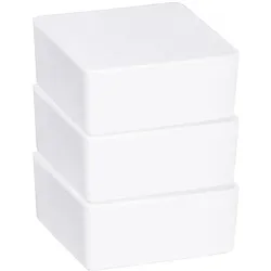 Wenko 3 Cube Raumentfeuchter Nachfüllpack 3x 1,0 kg, Luftentfeuchter, Weiss