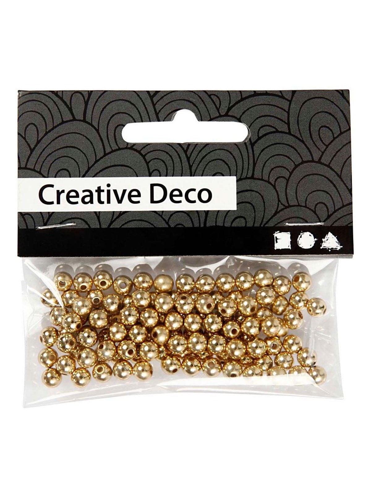 Creativ Company Beads Gold 100pcs.
