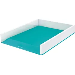 LEITZ WOW Briefkorb 5361 Duo Colour, eisblau