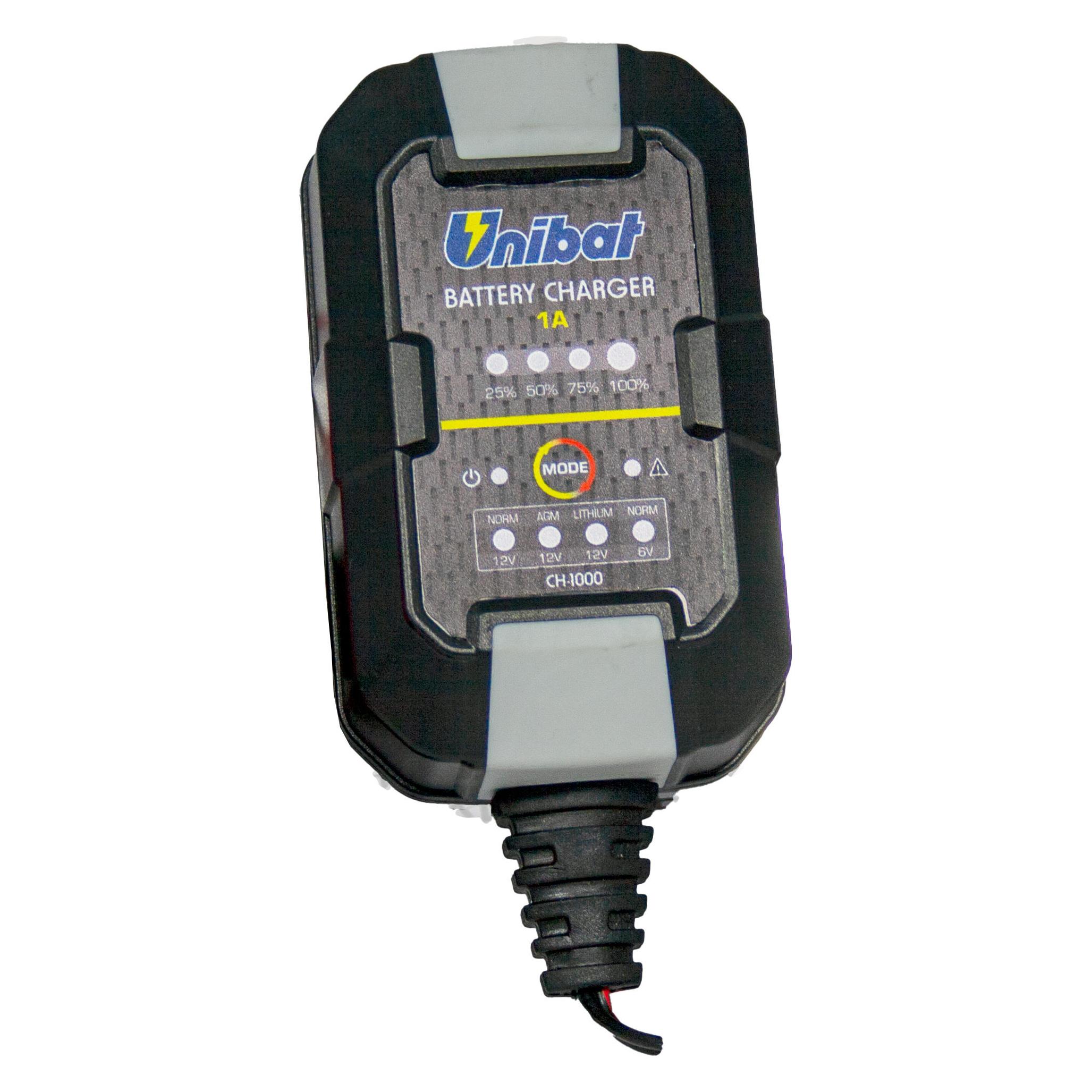 Unibat LADEGERAET CH-1000, 1A 6/12V +LITHIUM (1 A, 12V, 6V) (DECH1000U)