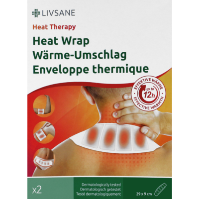 PXG Pharma GmbH LIVSANE Wärme-Umschlag selbstklebend 9x29 cm 2 St 17820003