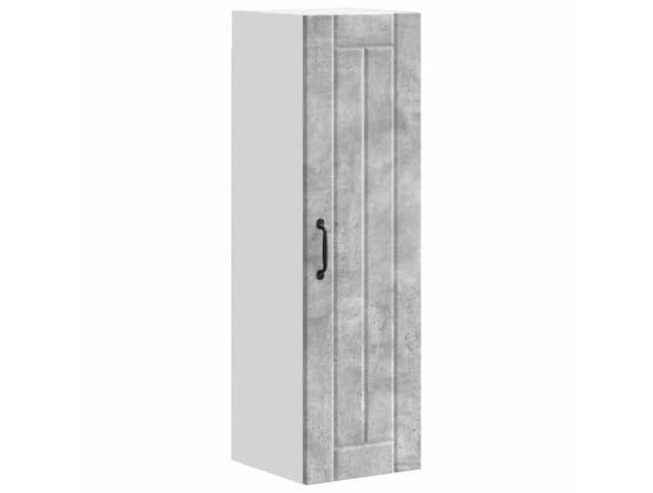 IBUQDDV Wandschrank Lucca Betongrau 30 x 31 x 100 cm Holzwerkstoff Geschirrspüler-Paneel, Betongrau, Holzwerkstoff, Innenbereich, rechteckig, moderne Küche, minimalistisch