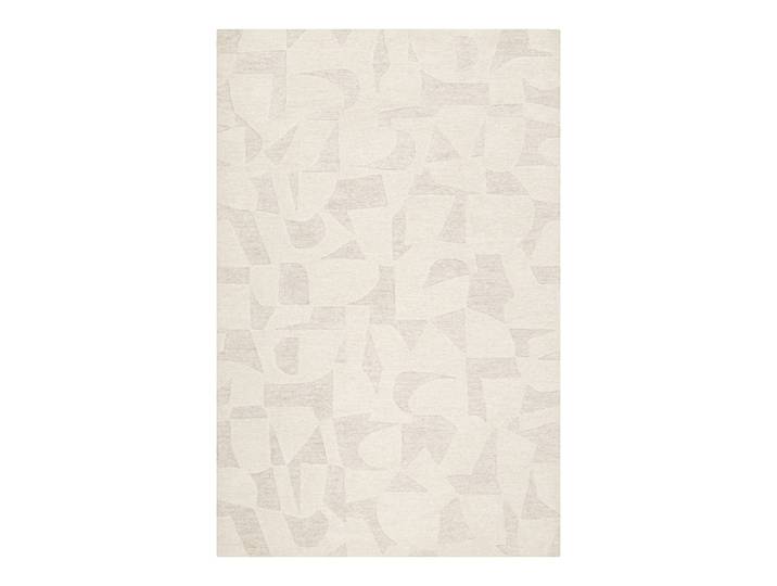 Tapis design tufté main beige 110x170
