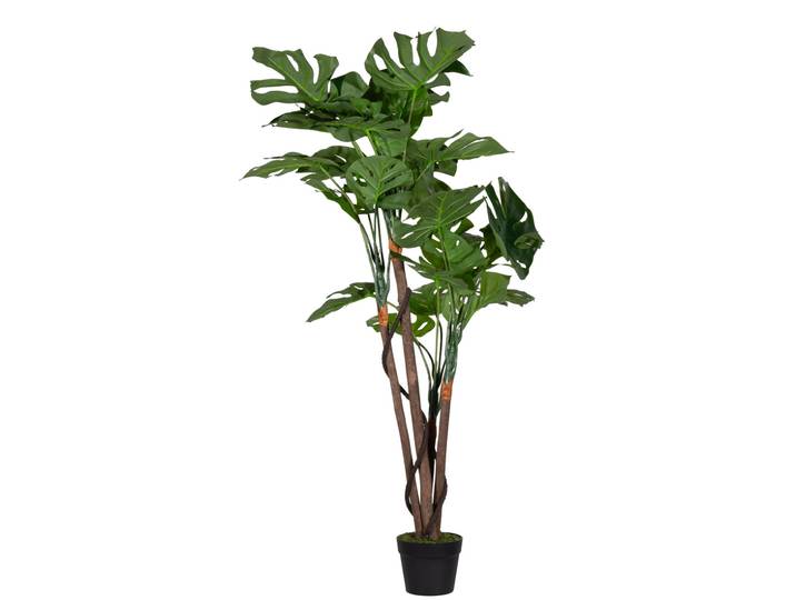 Meet Paperflow Plante artificielle Monstera H. 130 cm - Feuillage plastique vert