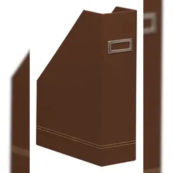 Rhodiarama Stehsammler aus Kunstleder, 10x25x31cm - Bronze 194540C