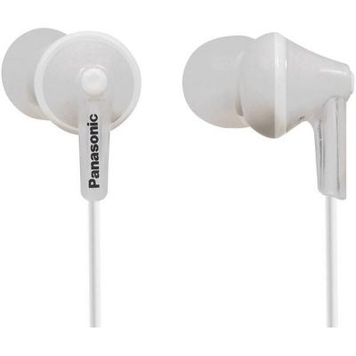 Panasonic RP-HJE125E In Ear Kopfhörer kabelgebunden Weiß Handy -