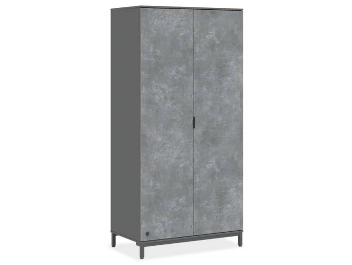 Kleiderschrank Space Gray