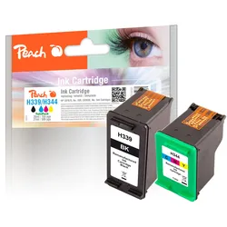 Peach Spar Pack Druckköpfe kompatibel zu HP No. 339, No. 344, C8767E, C9363E