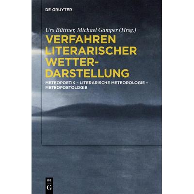 Verfahren literarischer Wetterdarstellung, Taschenbuch von , De Gruyter, 978-3-11-108784-9