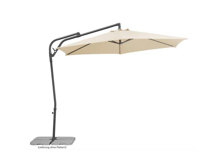 AMPELSCHIRM 278x263x300 cm Naturfarben