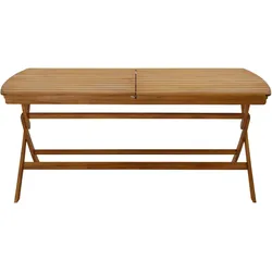 Ausziehbarer Gartentisch mit integrierter Verlängerung aus Massivholz B180-240 cm CANOPEE