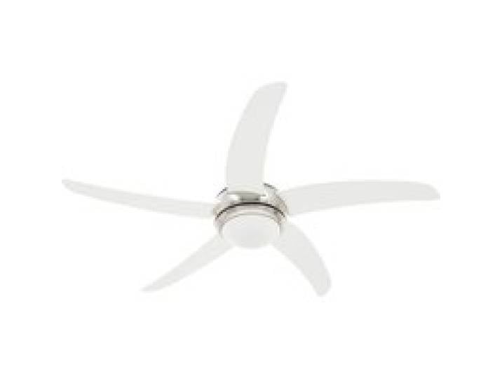 Bon plan Ventilateur de plafond - JILI HOT - Ventilateur Au Plafond Silencieux orné avec lampe 128cm Blanc Thome8884978