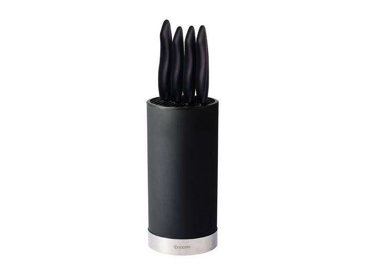 Kyocera Messerblock KYOCERA Runder Softtouch Messerblock inklusive 4 SHIN-Messer