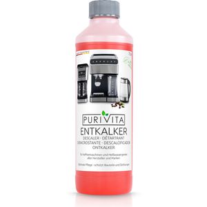 Purivita Entkalker Konzentrat, mit Farbindikator, Bio-Flüssigentkalker, für 6 Anwendungen, 750ml