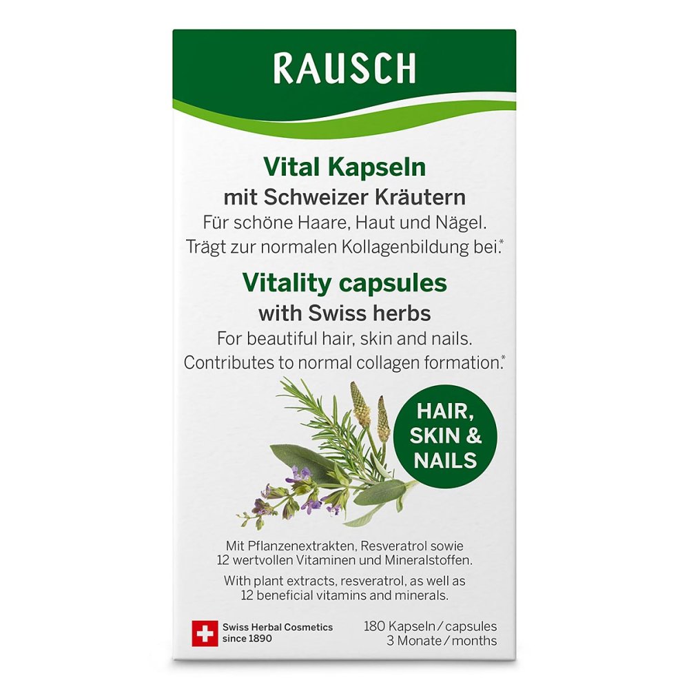 RAUSCH (Deutschland) GmbH Rausch Vital Kapseln mit Schweizer Kräutern 3 Monate 21078489