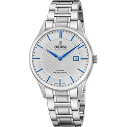 Festina Quarz Herren Klassik F20067/3 - grau,silber - 40mm
