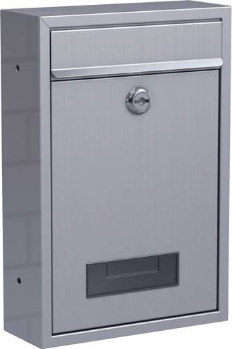 Basi 2170-0308 BK 100 Briefkasten Edelstahl Schlüsselschloss