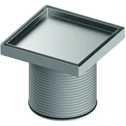 TECEdrainpoint S Rostrahmen aus Edelstahl, 142 × 142 mm, Design Plate, 3660011