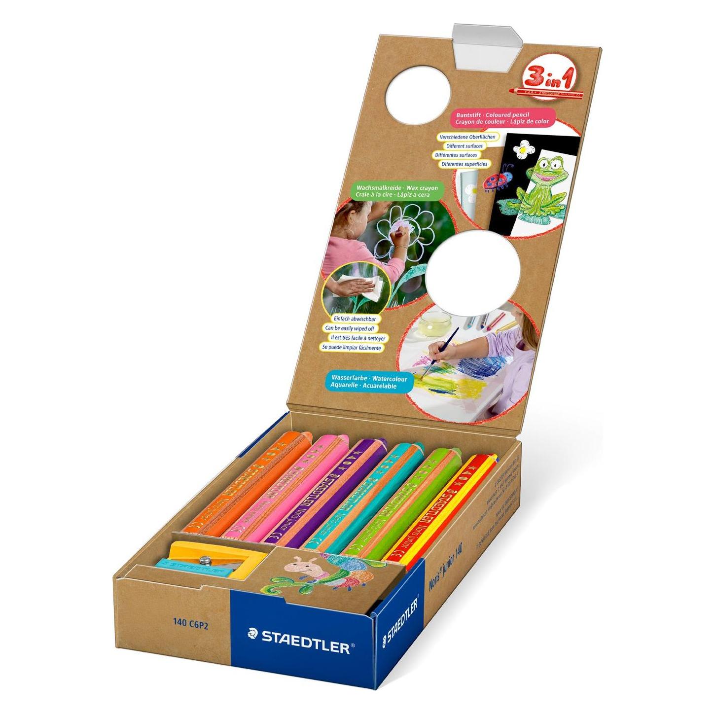 Staedtler Buntstift Noris junio Set 100% PEFC (6x) (140 C6P2)