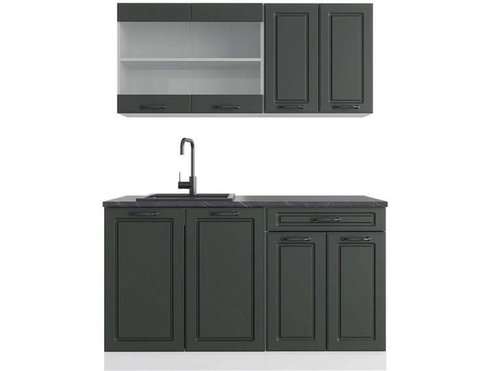 Cuisine Vicco R-Line Anthracite campagne 140cm \, PT Anthracite\, Model 42112