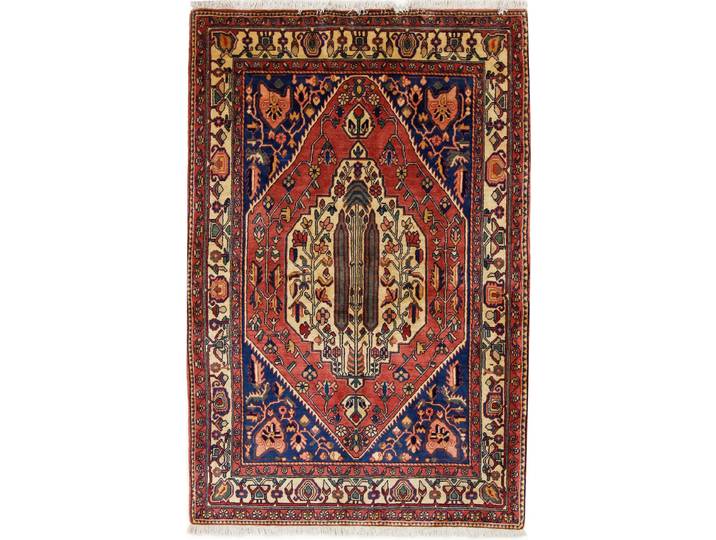 Bakhtiar Baba Heydar Teppich 134x201 Handgeknüpft Orientteppich Perserteppich Wolle