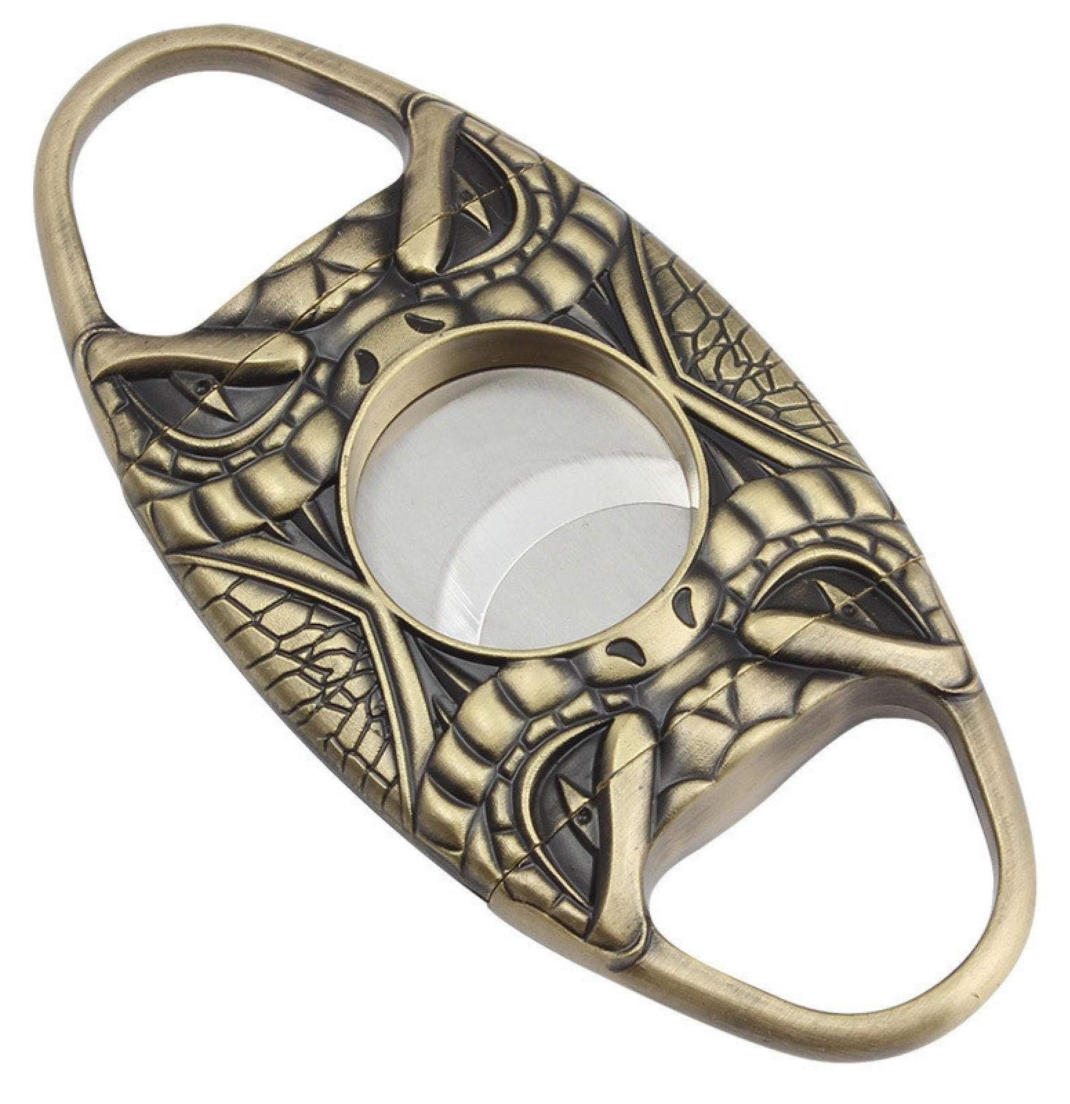Dubbele Rvs Cigar Cutter voor Sigaren