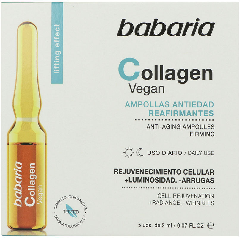 Babaria Vegan Collagen ampoules raffermissantes intenses 5 x 2 ml
