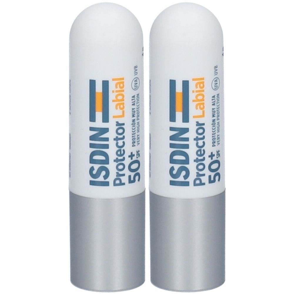 Isdin Protector Lippenbalsem Spf50+ x2 2x4 g Lippenstift