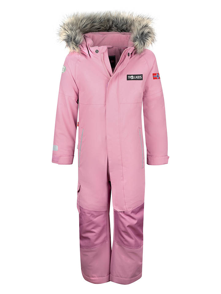 Trollkids Schneeanzug "Kirkenes" in Rosa - 98
