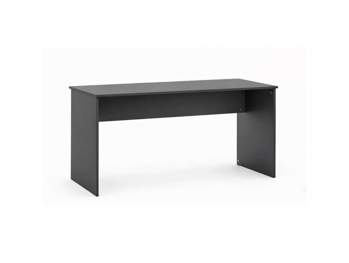 Mid.you Schreibtisch, Anthrazit, rechteckig, Wange, 65x73.6x144 cm, Büromöbel, Schreibtische, Schreibtische