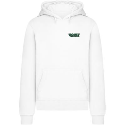 Kapuzenpullover MISTERTEE "MisterTee Money Trees Hoody", Herren, Gr. M, weiß, 65% Baumwolle, 35% Polyester, mehrfarbig, normal, ohne Ausschnitt, Pullover Kapuzenpullover