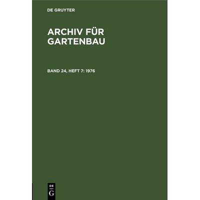 1976, Gebundene Ausgabe von , De Gruyter, 978-3-11-247569-0