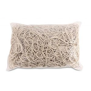 Office-Products Gummibänder 18109119-14, Länge 150mm, Breite 1,5mm, weiß, 1000g