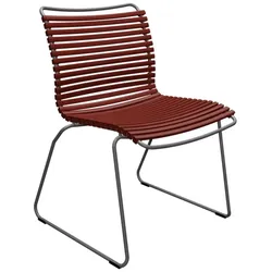Outdoor Stuhl Click ohne Armlehne paprika
