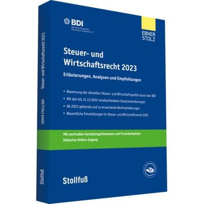 Steuer- und Wirtschaftsrecht 2023, Taschenbuch von , Stollfuß Verlag, 978-3-08-318459-1