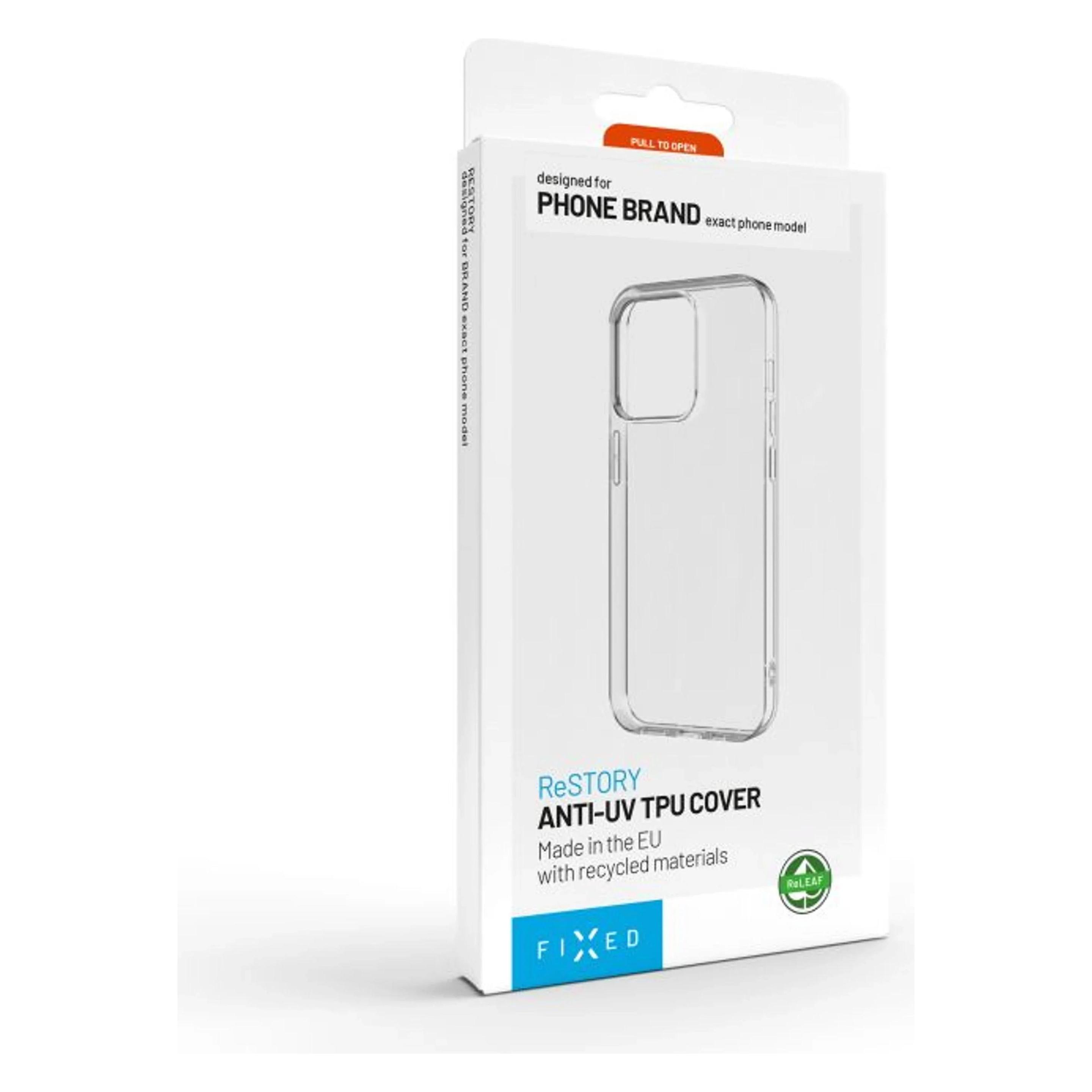 Fixed TPU Gel Cover ReStory AntiUV für Apple iPhone 12/12 Pro klar (Apple iPhone 12, Apple iPhone 12 Pro) (FIXSTRE-558)