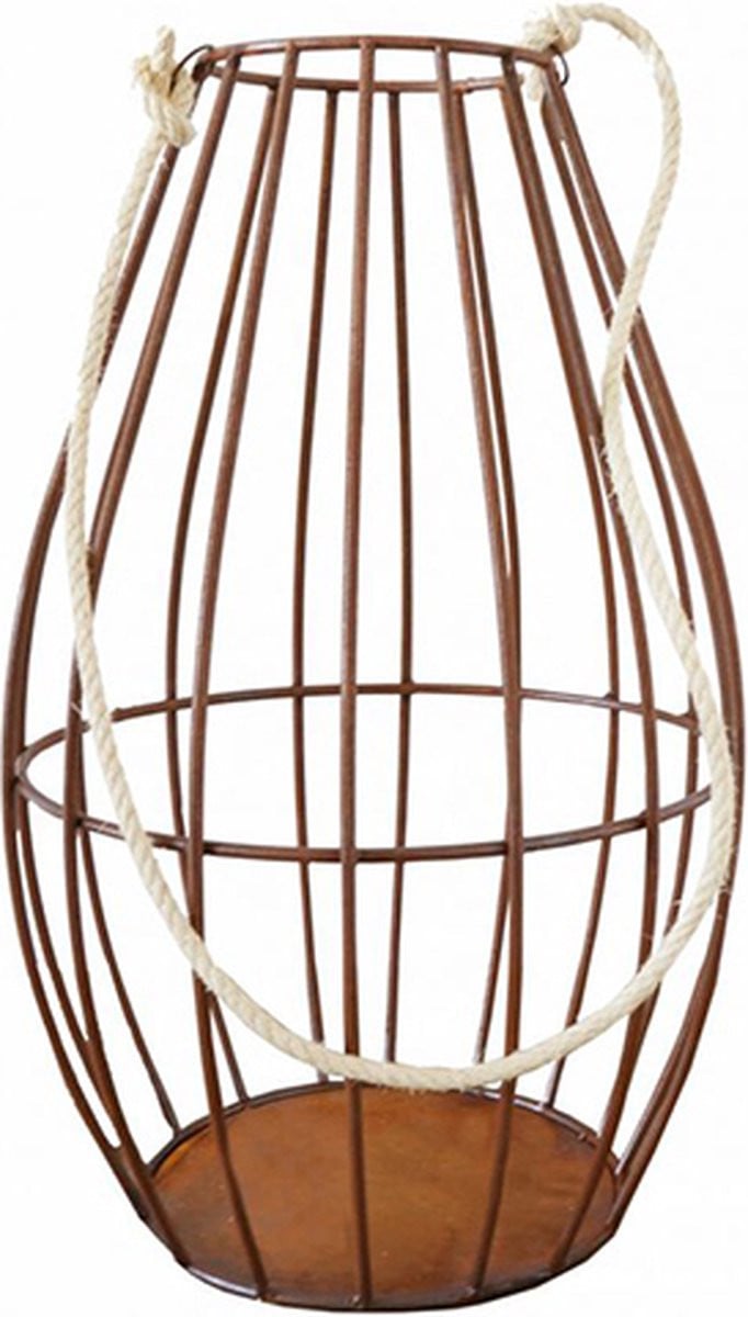Badeko Lantaarn Patrick Cortenstaal look D: 36 cm, H: 50 cm