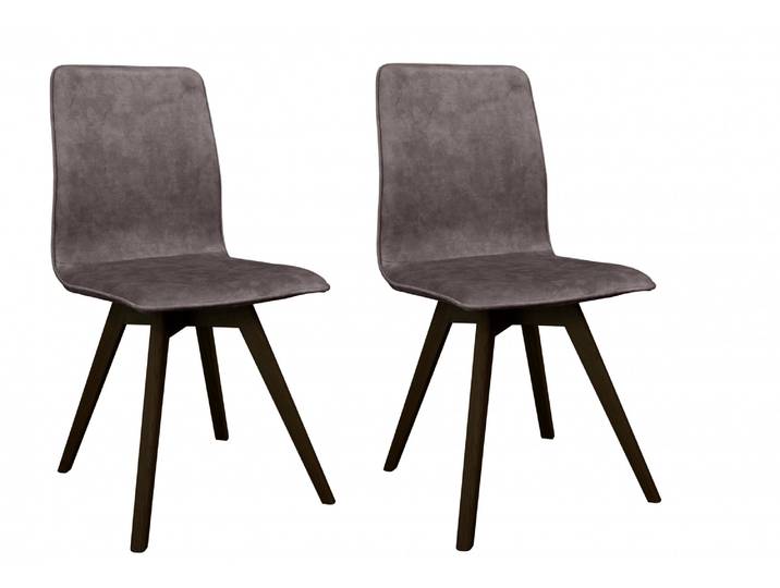 Esszimmerstuhl GOODPRODUCT Rania , braun (braun, buche wenge), B:45cm H:91cm T:55cm, Holzwerkstoff, Massivholz, Stühle, Esszimmerstuhl, Massivholzgestell, mit Keder
